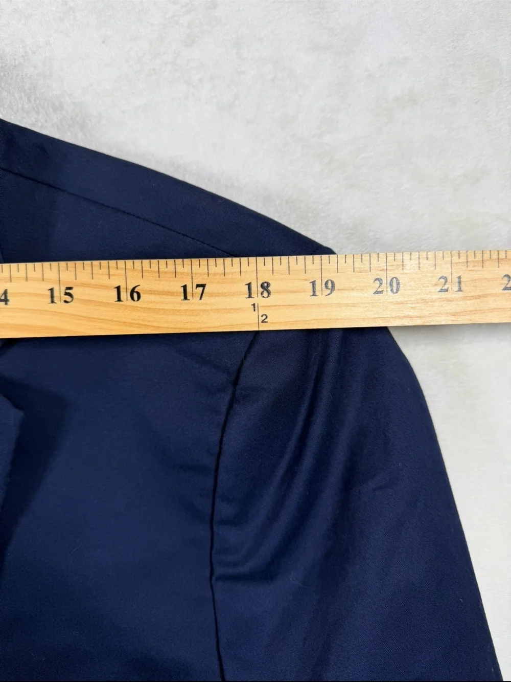 J. Crew Thompson 44L Men's Navy Cotton Stretch Blue Two-Button Blazer Sport Coat
